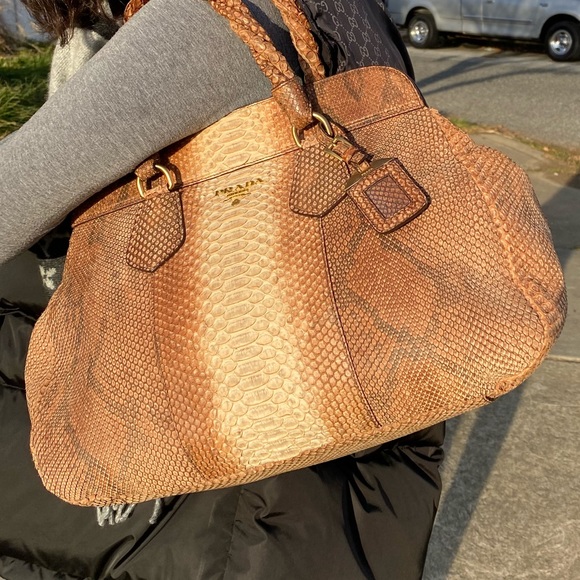 Prada Python Skin Satchel - Picture 14 of 15